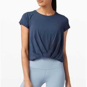 Pleats and Thank you lululemon top size 6